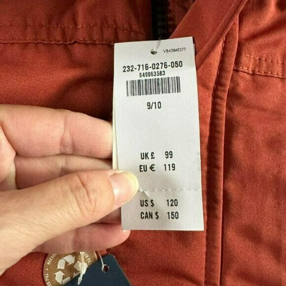 Abercrombie and Fitch Kids orange bomber coat 9/10 - Picture 2 of 8